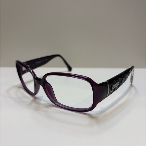 FRAMES ONLY- COACH S3011 PURPLE COACH SUNGLASSES FRAMES ONLY 55•15•120 - Picture 2 of 13